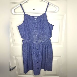 Crazy 8 Kids Denim Blue Sun Dress Size 8